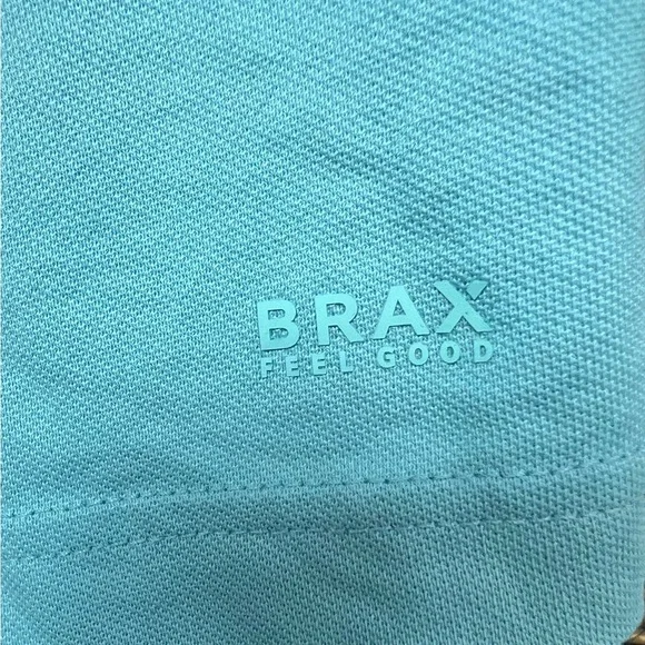 Brax- Ultralight, Style: Pepe,‎ Men's Teal Blue Polo Shirt- Size: Large